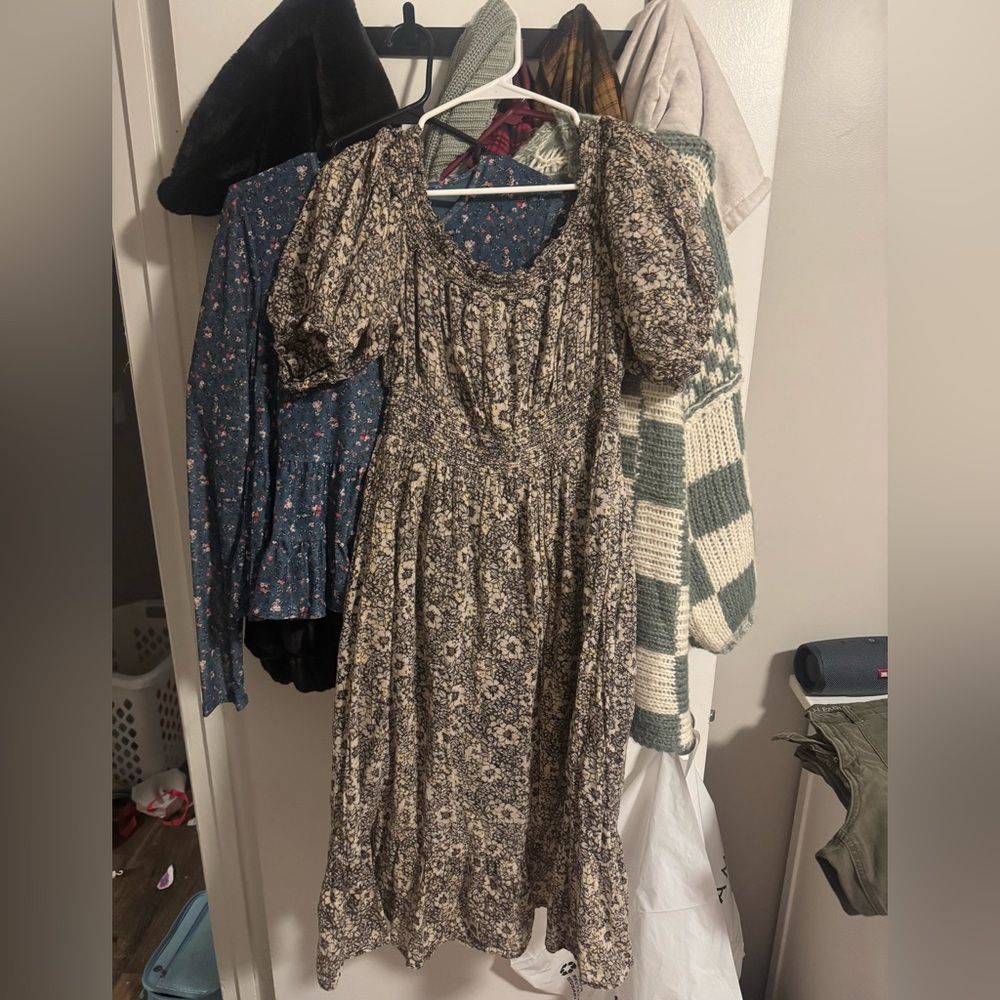 Free People Floral Print Women's Dress